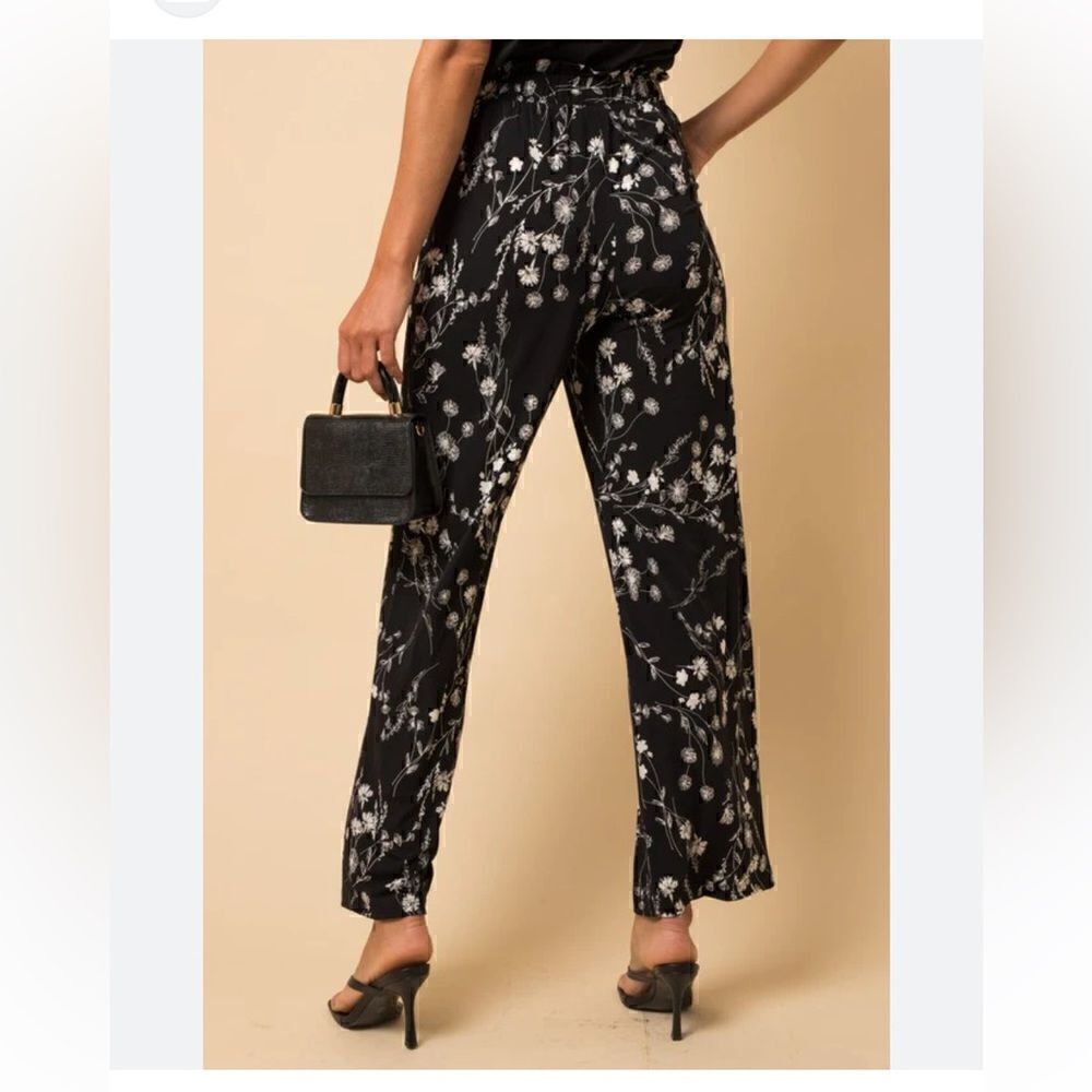 Nordstorm wide leg floral pants XL